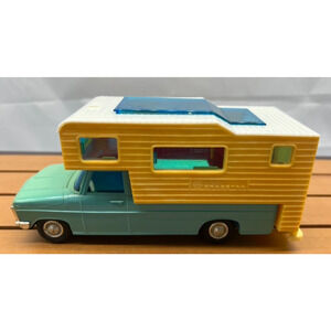 Vintage 1960s Cragstan Toy Camper Trailer Mobile Home Hong Kong Plastic